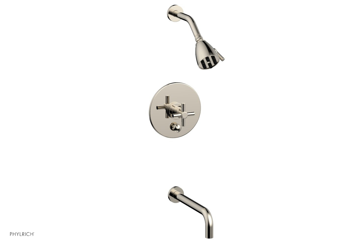 Phylrich BASIC Pressure Balance Tub and Shower Set - 10" Spout by Phylrich