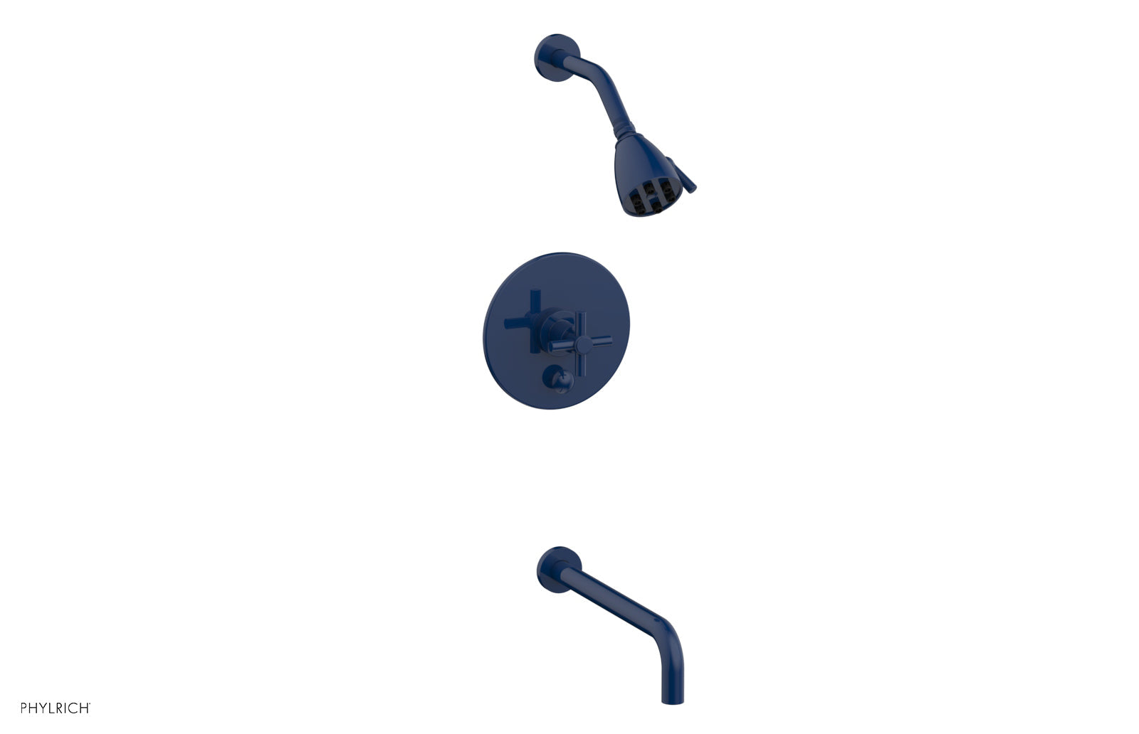 Phylrich BASIC Pressure Balance Tub and Shower Set - 12" Spout by Phylrich