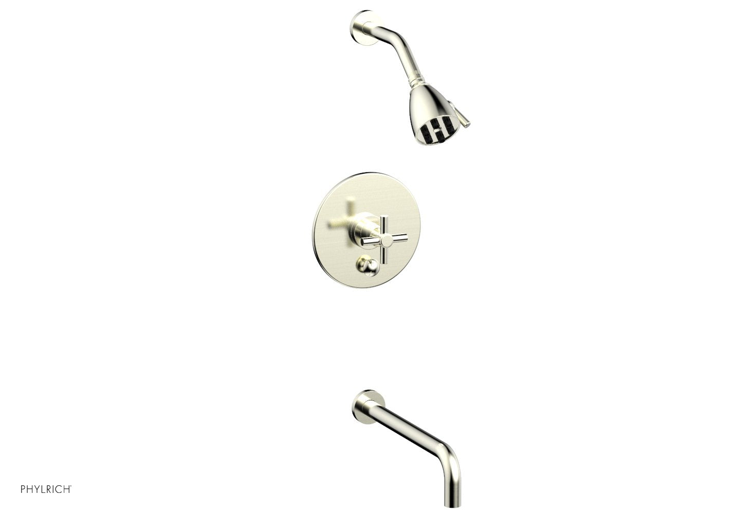 Phylrich BASIC Pressure Balance Tub and Shower Set - 12" Spout by Phylrich