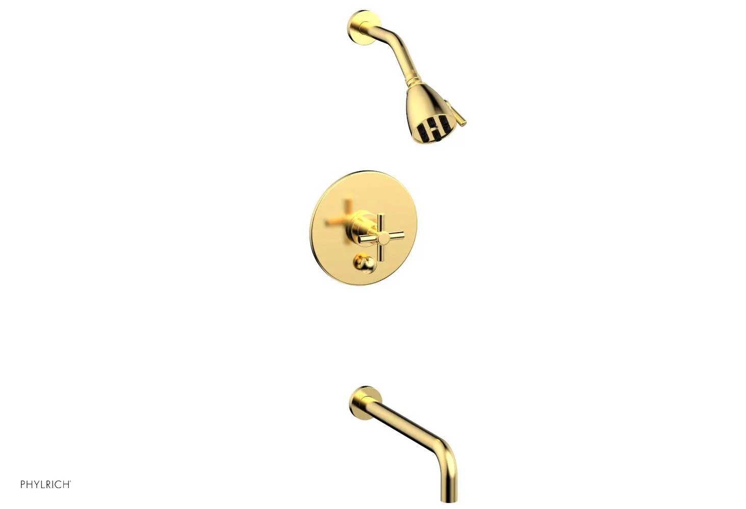 Phylrich BASIC Pressure Balance Tub and Shower Set - 12" Spout by Phylrich