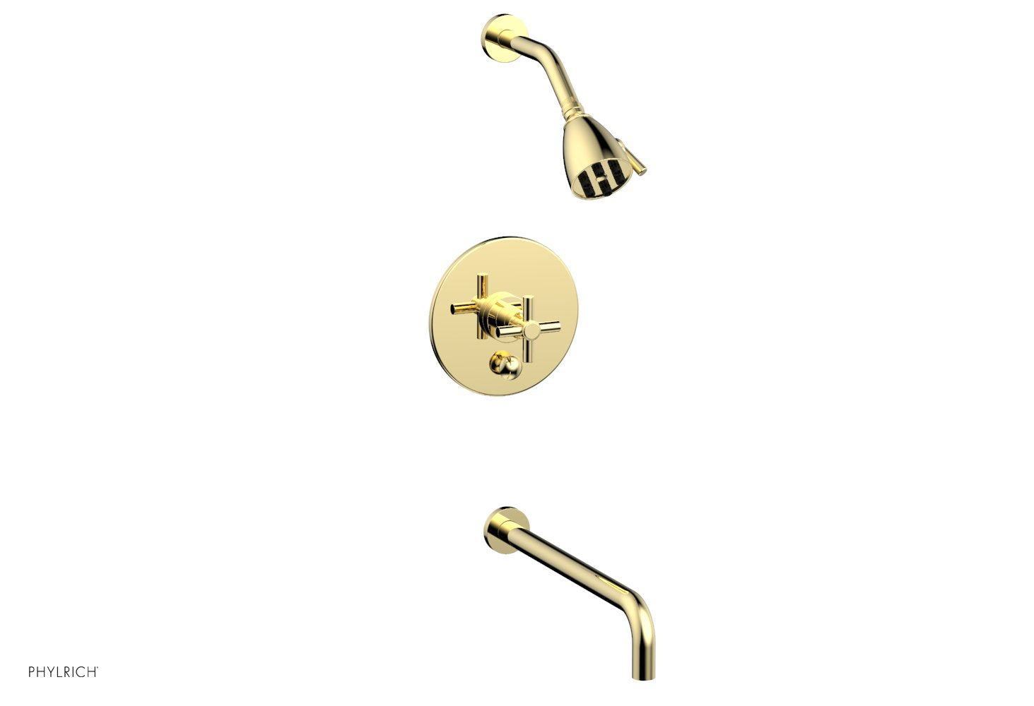 Phylrich BASIC Pressure Balance Tub and Shower Set - 14" Spout by Phylrich