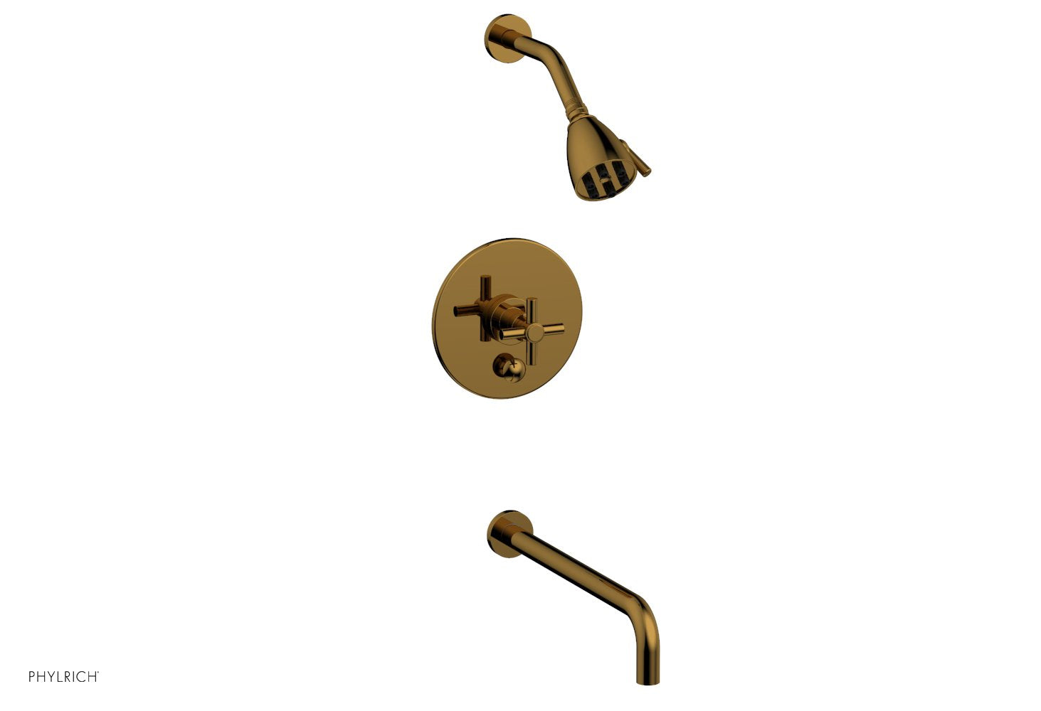 Phylrich BASIC Pressure Balance Tub and Shower Set - 14" Spout by Phylrich