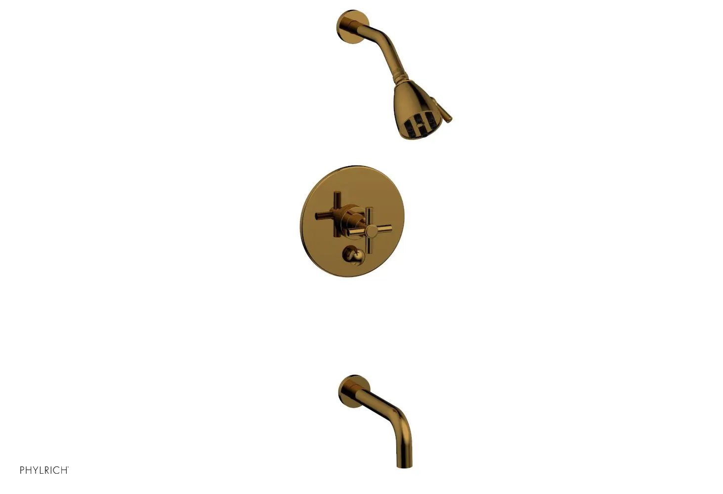 Phylrich BASIC Pressure Balance Tub and Shower Set - 7 1/2" Spout by Phylrich