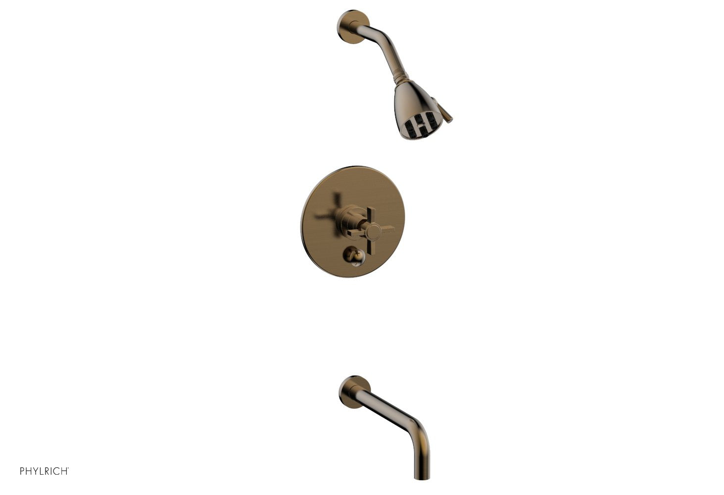 Phylrich BASIC Pressure Balance Tub and Shower Set - 10" Spout by Phylrich
