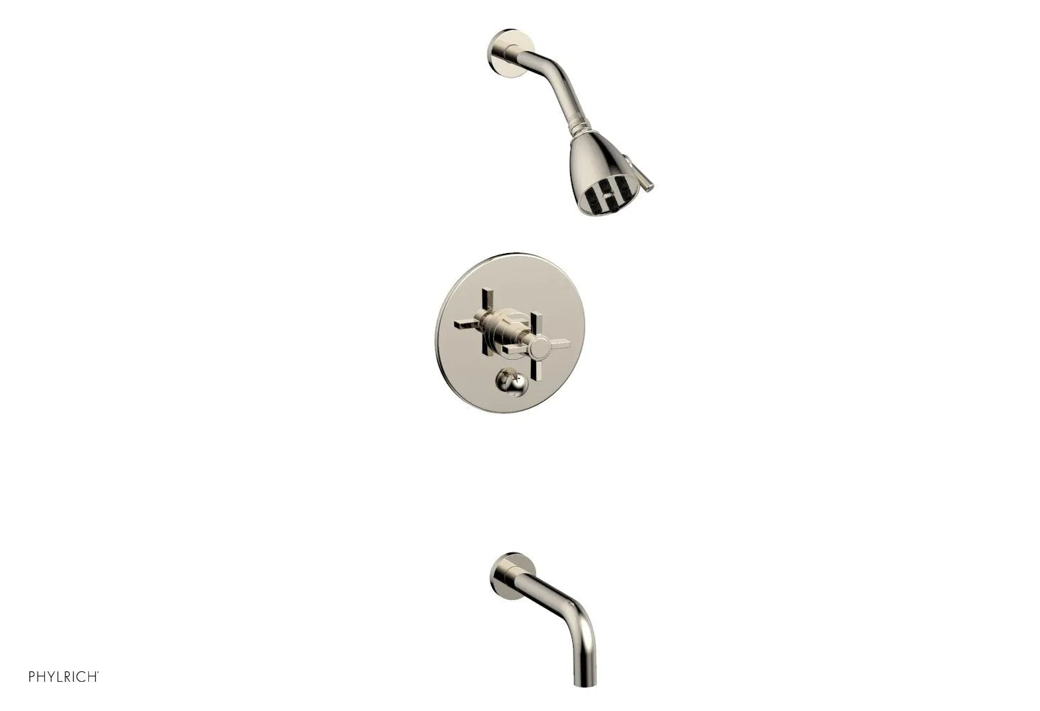 Phylrich BASIC Pressure Balance Tub and Shower Set - 7 1/2" Spout by Phylrich