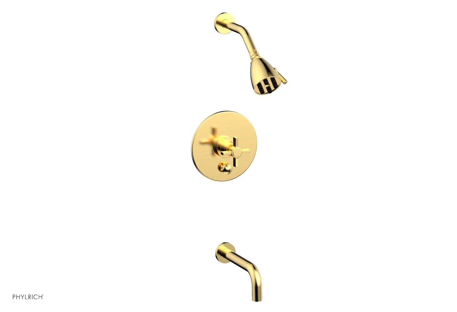 Phylrich BASIC Pressure Balance Tub and Shower Set - 7 1/2" Spout by Phylrich