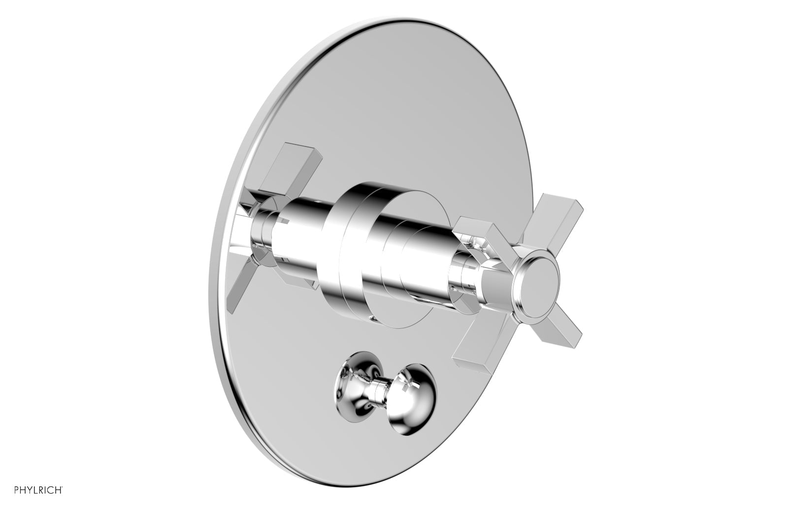 polished chrome handle trim