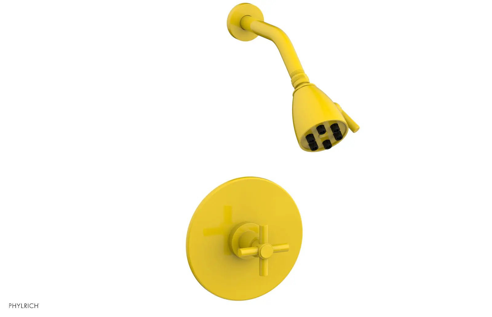 Phylrich BASIC Pressure Balance Shower Set - Tubular Cross Handle by Phylrich