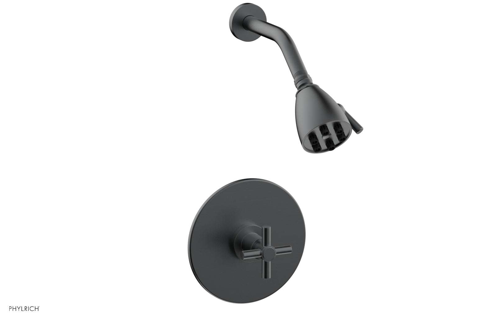 Phylrich BASIC Pressure Balance Shower Set - Tubular Cross Handle