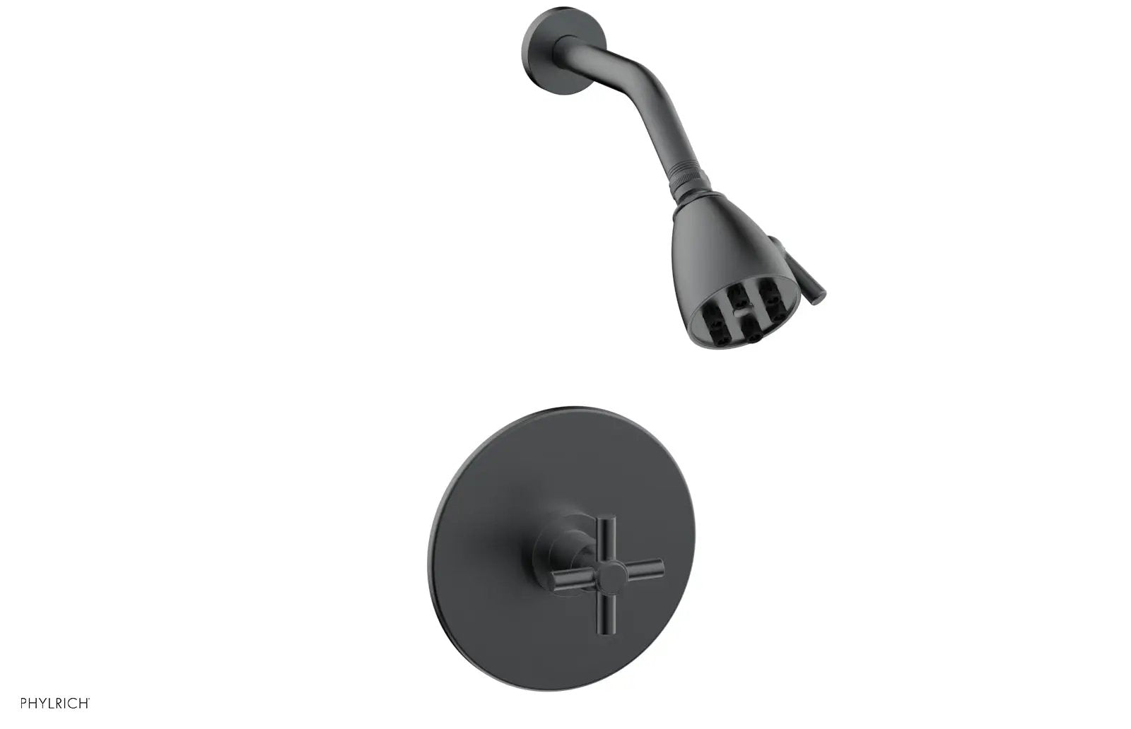 Phylrich BASIC Pressure Balance Shower Set - Tubular Cross Handle by Phylrich