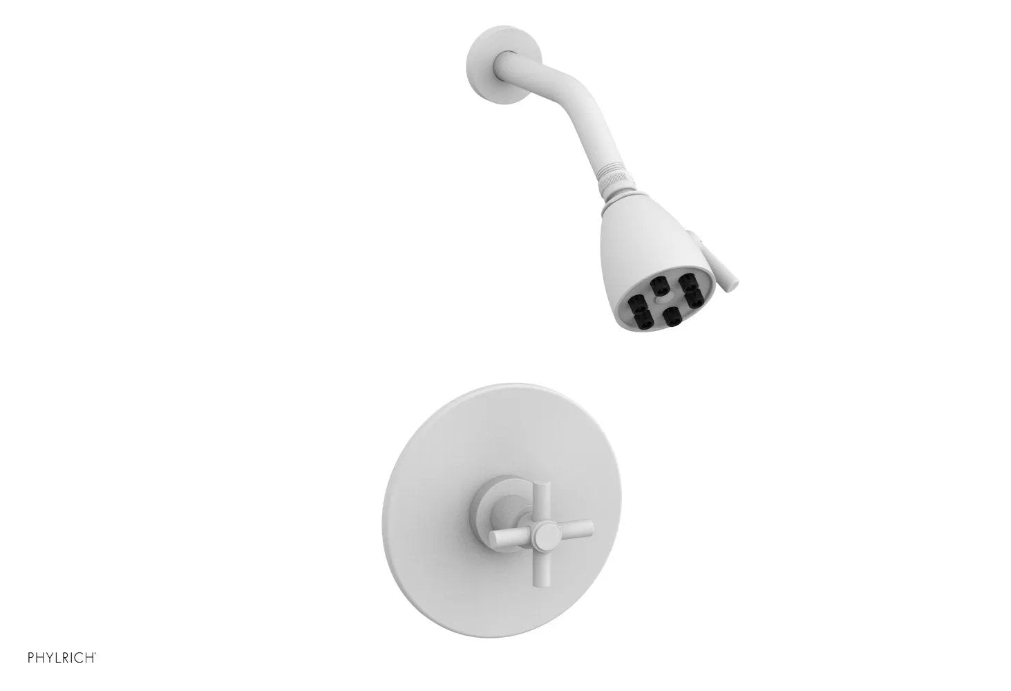 Phylrich BASIC Pressure Balance Shower Set - Tubular Cross Handle by Phylrich