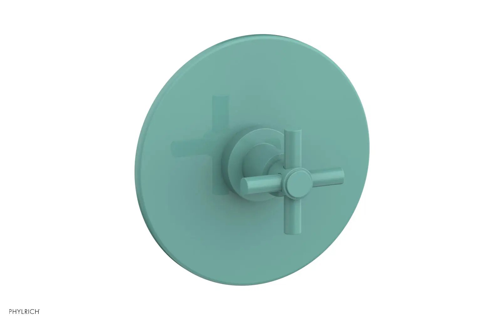Phylrich BASIC Pressure Balance Shower Set Trim Only - Tubular Cross Handle by Phylrich