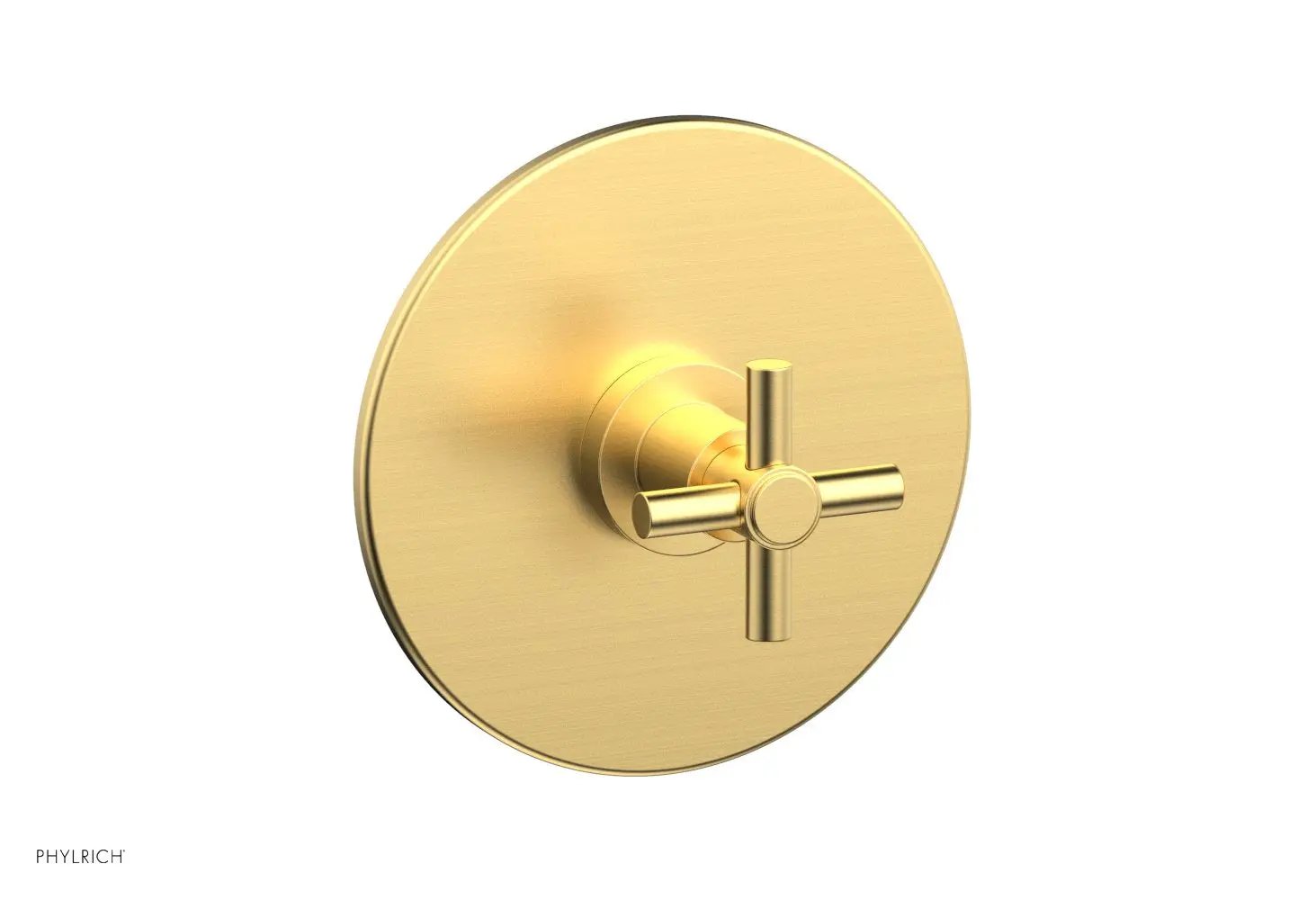 Phylrich BASIC Pressure Balance Shower Set Trim Only - Tubular Cross Handle by Phylrich