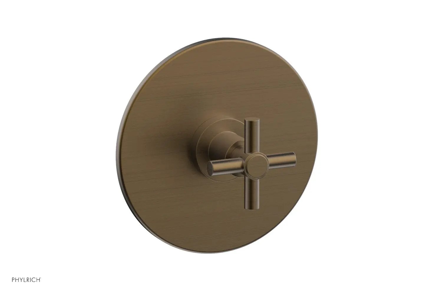 Phylrich BASIC Pressure Balance Shower Set Trim Only - Tubular Cross Handle by Phylrich