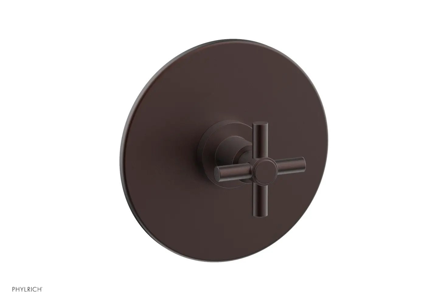Phylrich BASIC Pressure Balance Shower Set Trim Only - Tubular Cross Handle by Phylrich