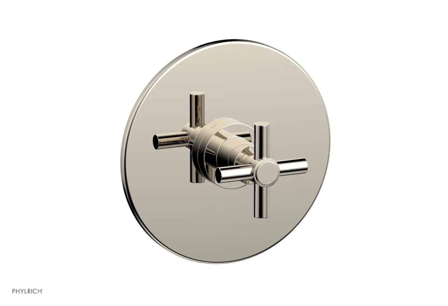 Phylrich BASIC Pressure Balance Shower Set Trim Only - Tubular Cross Handle by Phylrich