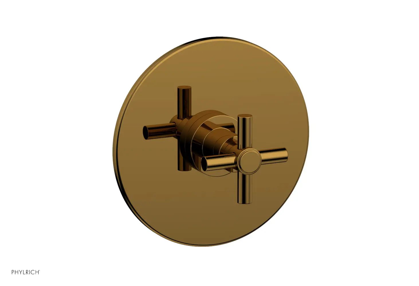 Phylrich BASIC Pressure Balance Shower Set Trim Only - Tubular Cross Handle by Phylrich