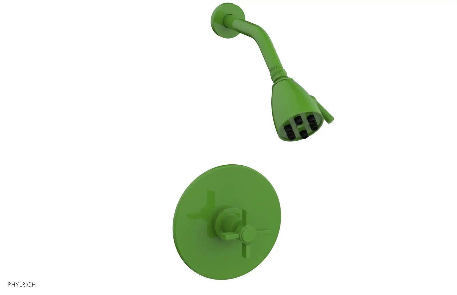 Phylrich BASIC Pressure Balance Shower Set - Blade Cross Handle by Phylrich