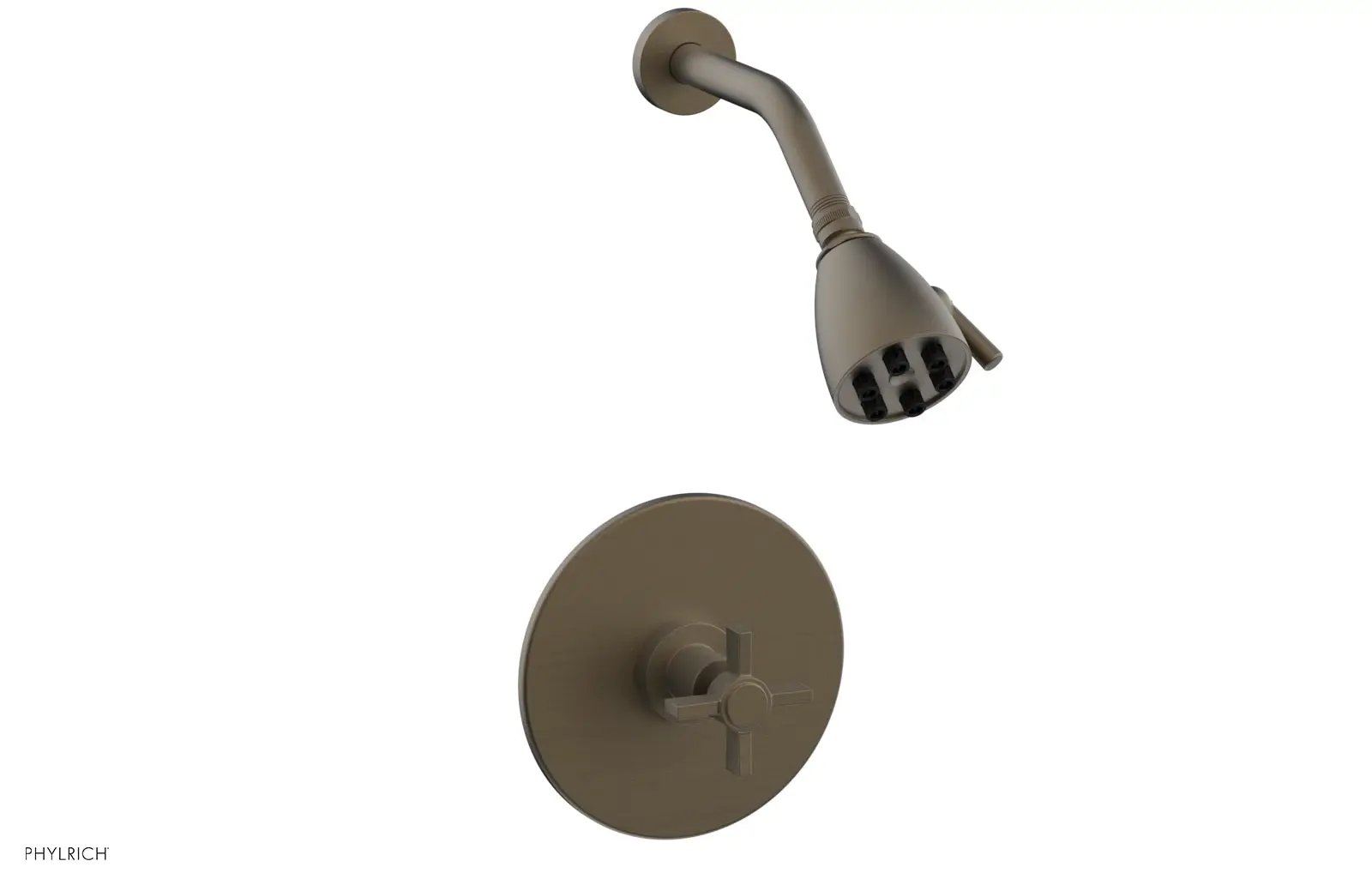 Phylrich BASIC Pressure Balance Shower Set - Blade Cross Handle by Phylrich