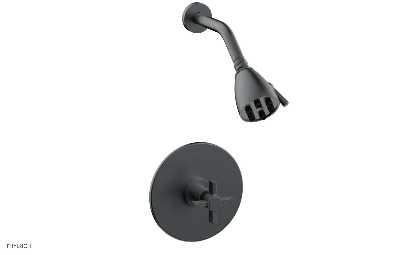 Phylrich BASIC Pressure Balance Shower Set - Blade Cross Handle