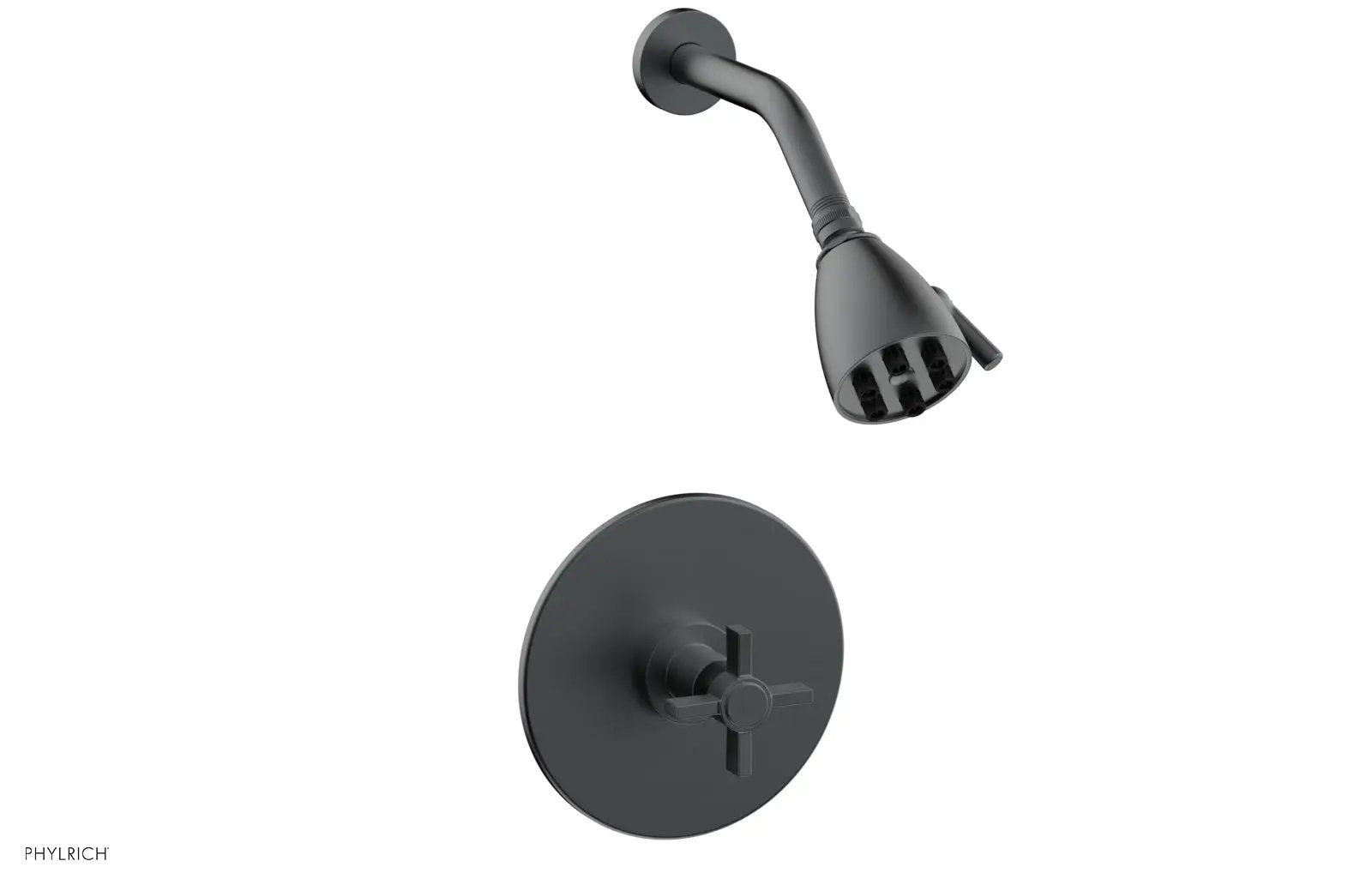Phylrich BASIC Pressure Balance Shower Set - Blade Cross Handle by Phylrich