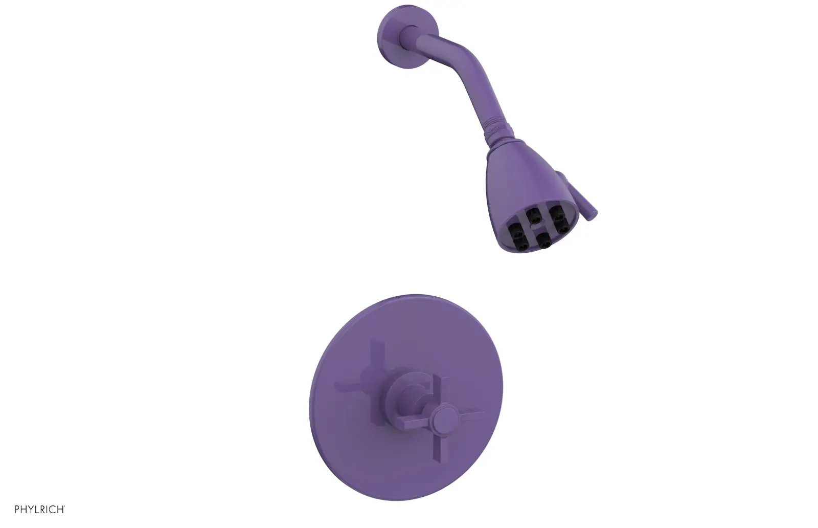 Phylrich BASIC Pressure Balance Shower Set - Blade Cross Handle by Phylrich