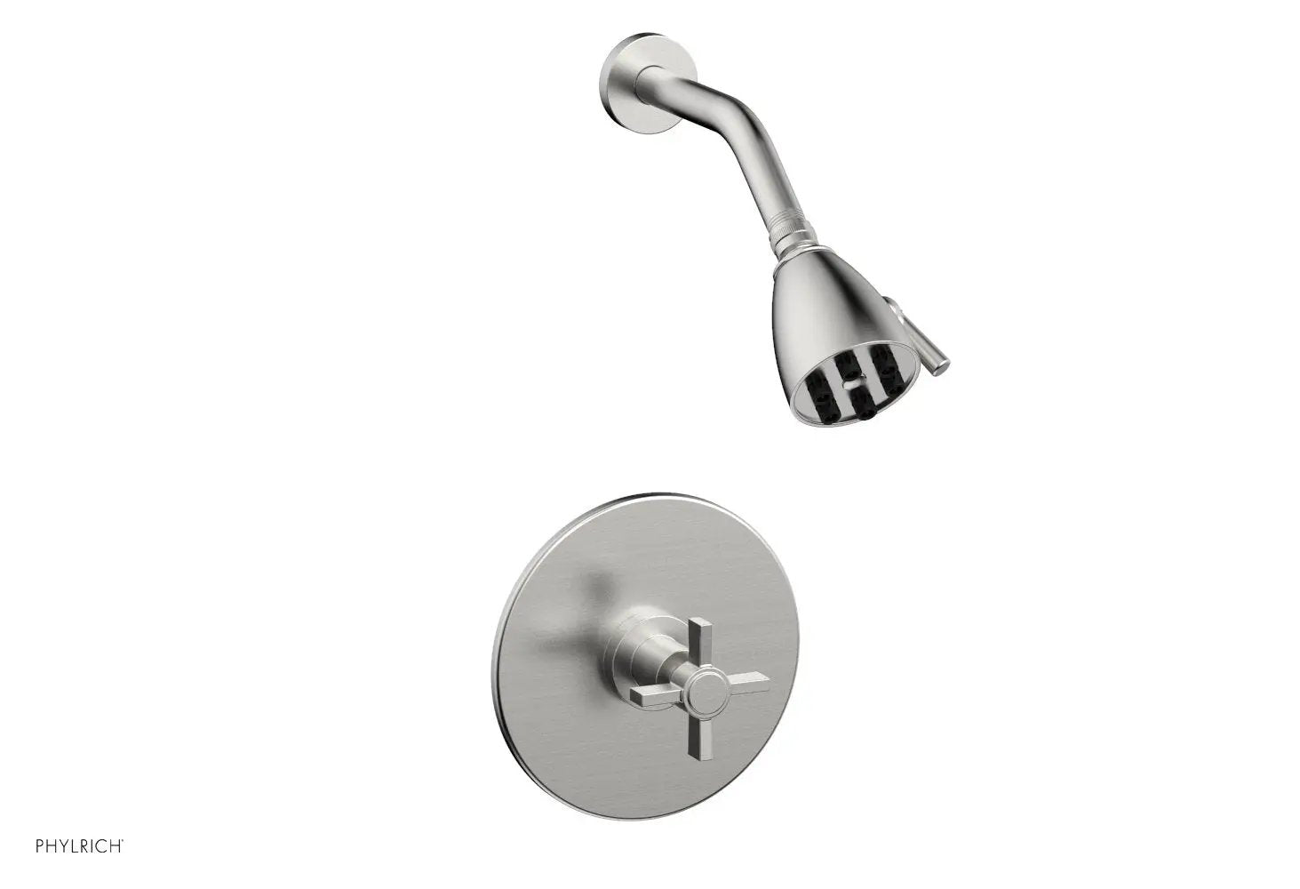 Phylrich BASIC Pressure Balance Shower Set - Blade Cross Handle by Phylrich