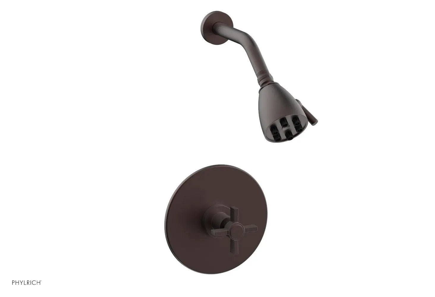 Phylrich BASIC Pressure Balance Shower Set - Blade Cross Handle by Phylrich
