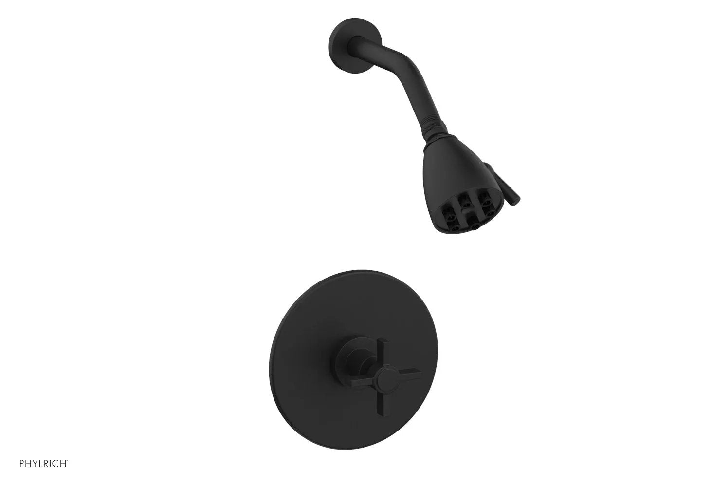Phylrich BASIC Pressure Balance Shower Set - Blade Cross Handle by Phylrich