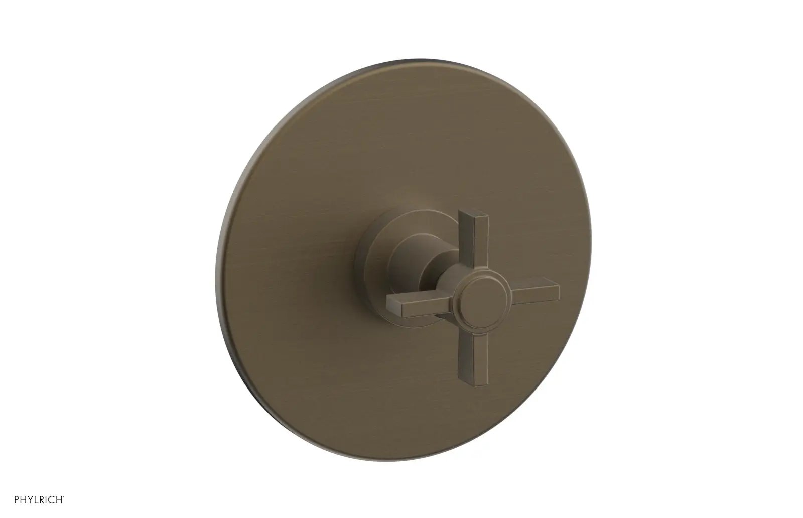 Phylrich BASIC Pressure Balance Shower Set Trim Only - Blade Cross Handle by Phylrich