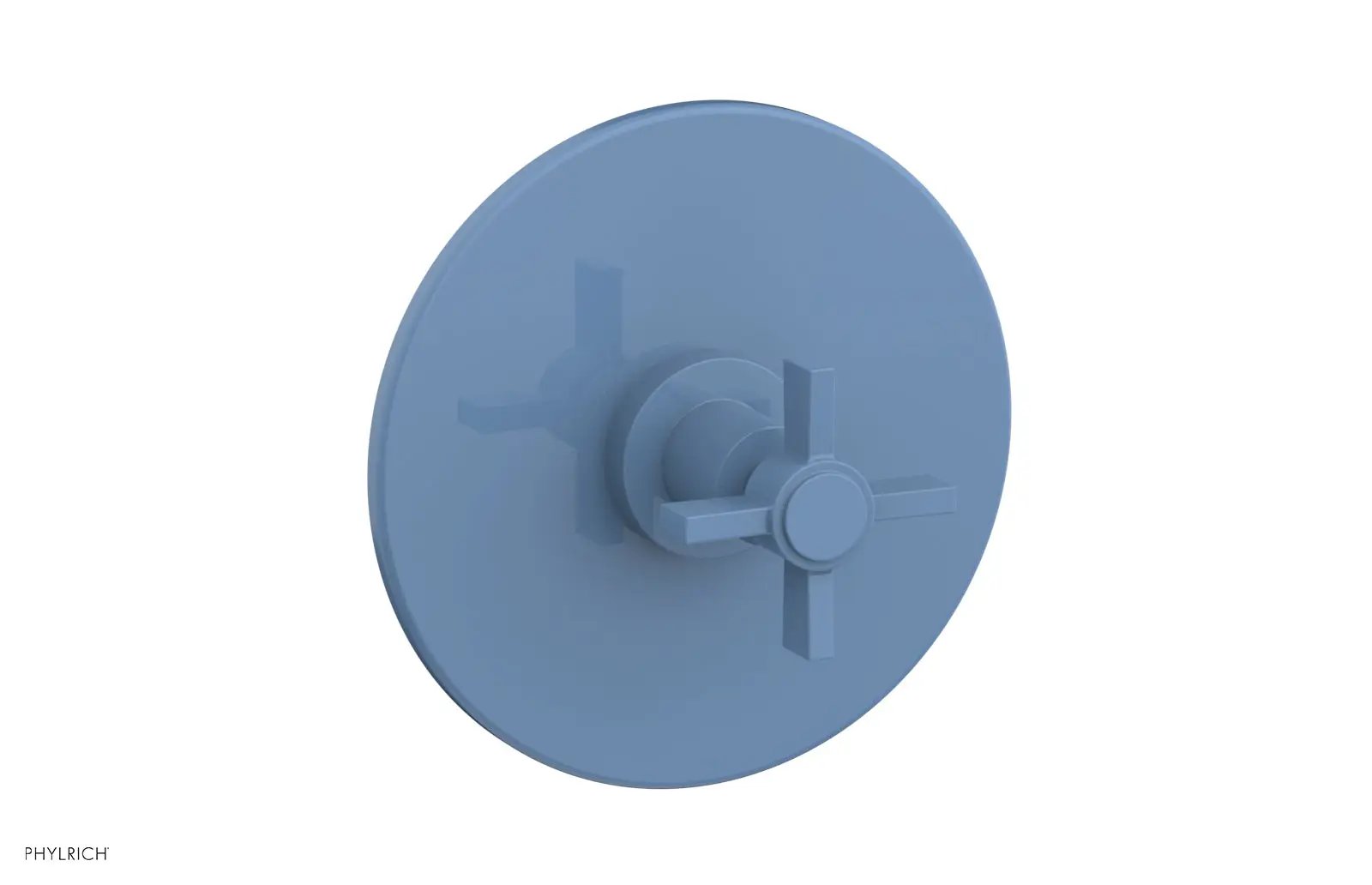 Phylrich BASIC Pressure Balance Shower Set Trim Only - Blade Cross Handle by Phylrich