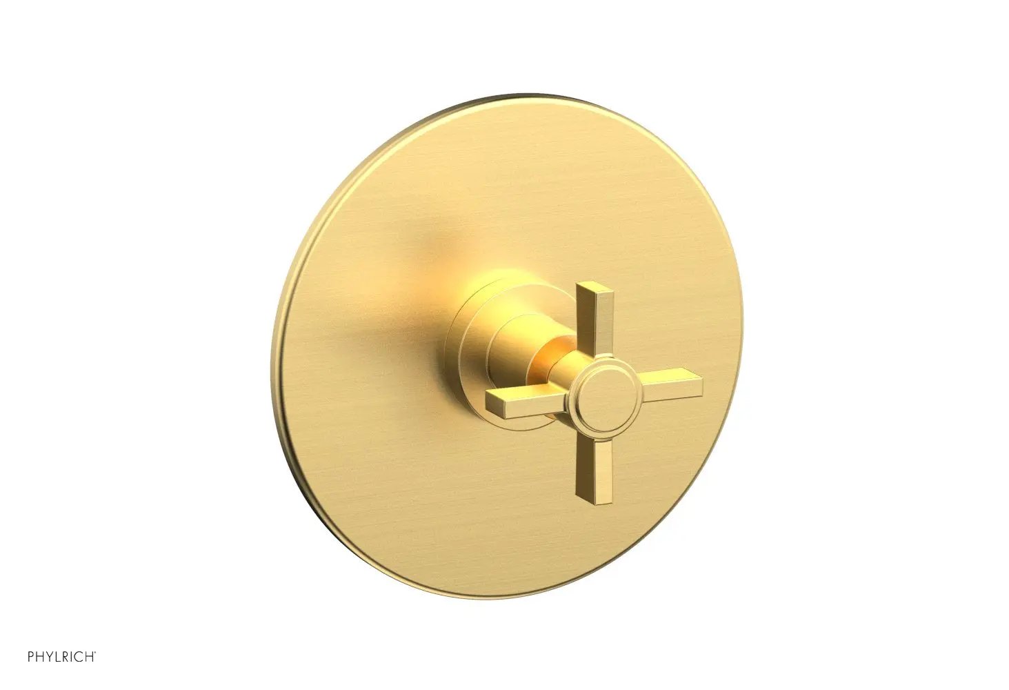 Phylrich BASIC Pressure Balance Shower Set Trim Only - Blade Cross Handle by Phylrich