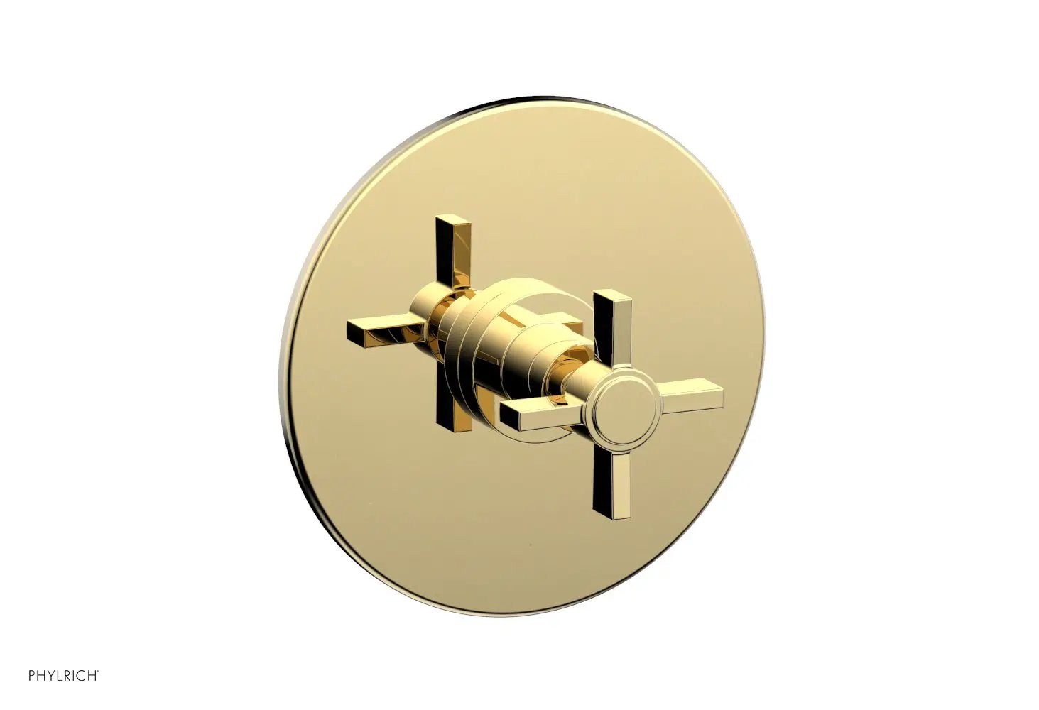 Phylrich BASIC Pressure Balance Shower Set Trim Only - Blade Cross Handle by Phylrich