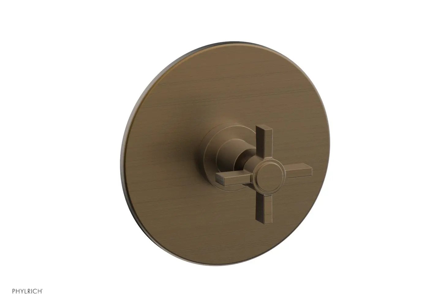 Phylrich BASIC Pressure Balance Shower Set Trim Only - Blade Cross Handle by Phylrich