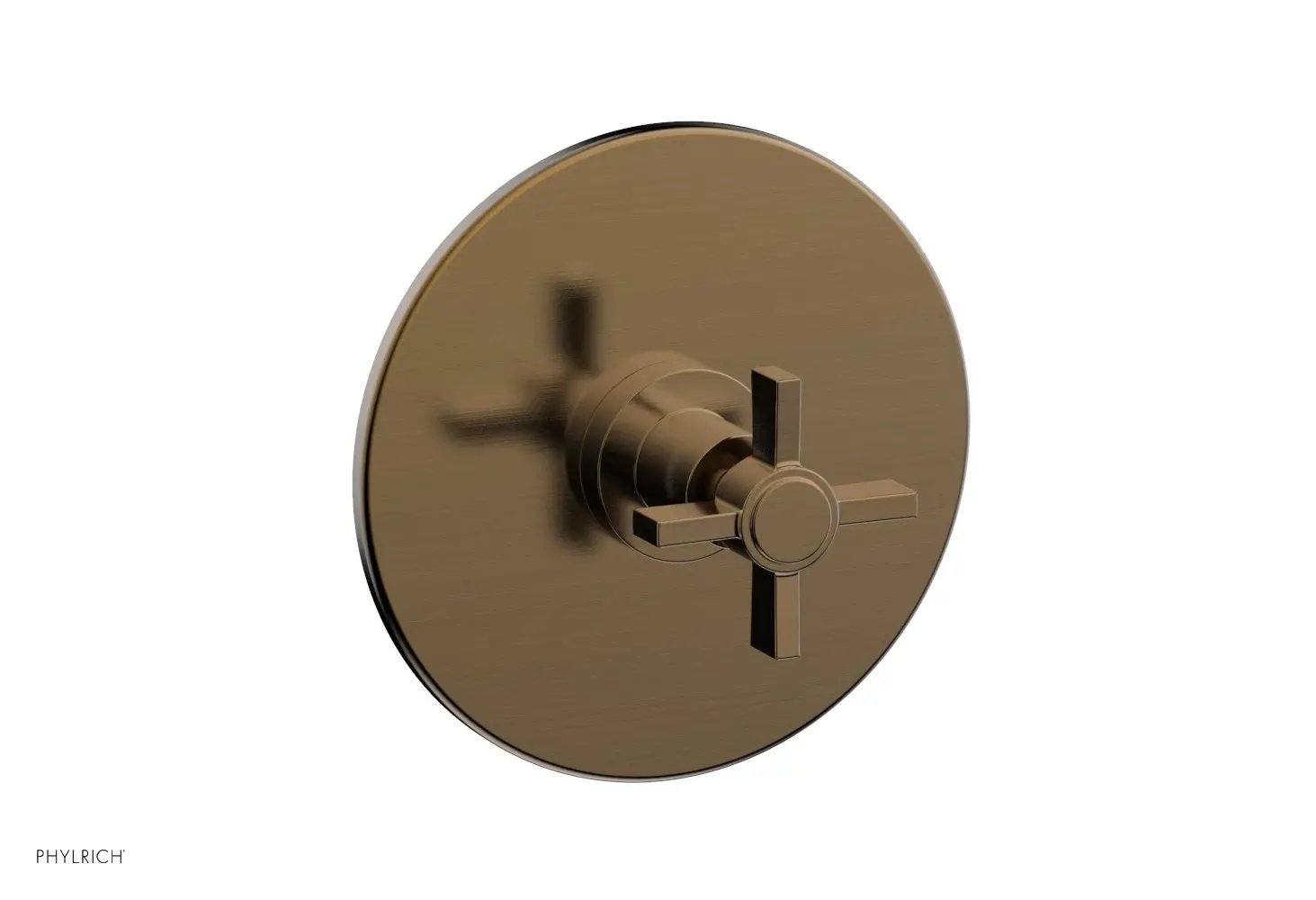 Phylrich BASIC Pressure Balance Shower Set Trim Only - Blade Cross Handle by Phylrich