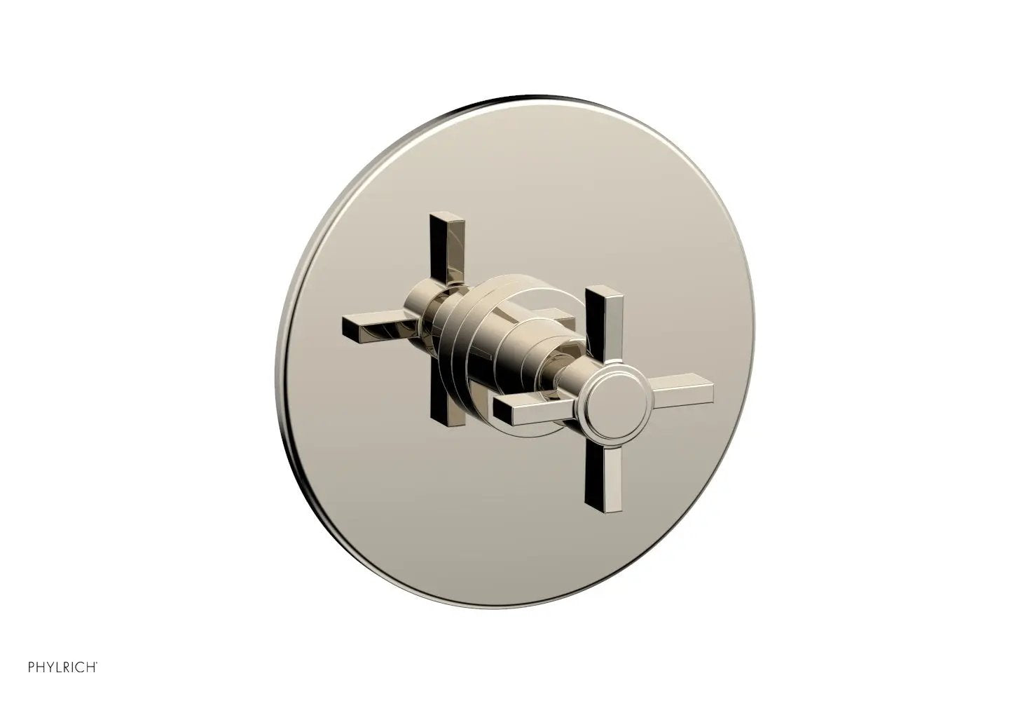 Phylrich BASIC Pressure Balance Shower Set Trim Only - Blade Cross Handle by Phylrich