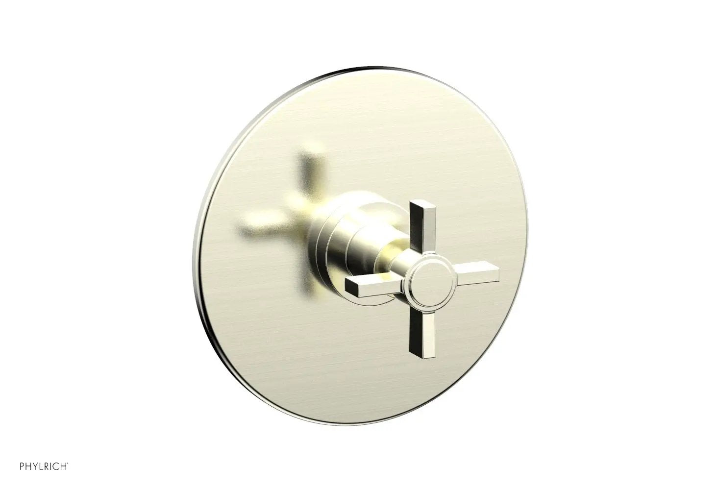 Phylrich BASIC Pressure Balance Shower Set Trim Only - Blade Cross Handle by Phylrich