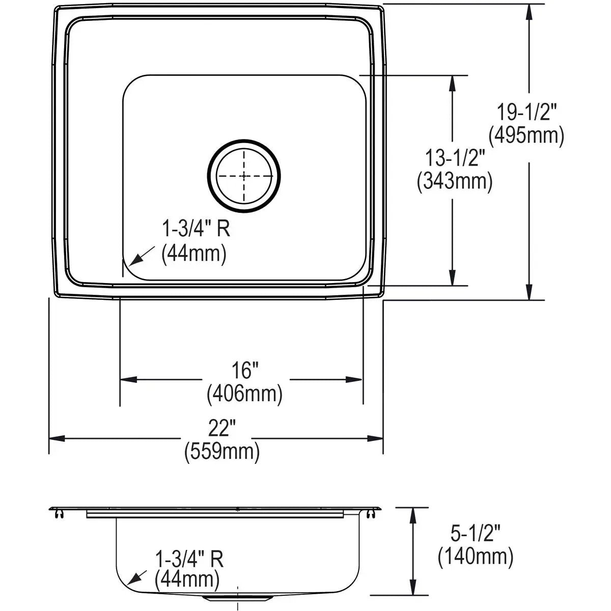 lustrous satin drop-in classroom ada sink