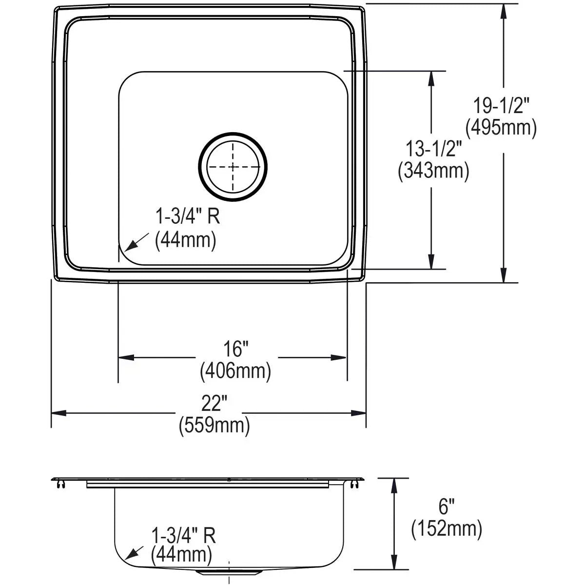 lustrous satin drop-in classroom ada sink