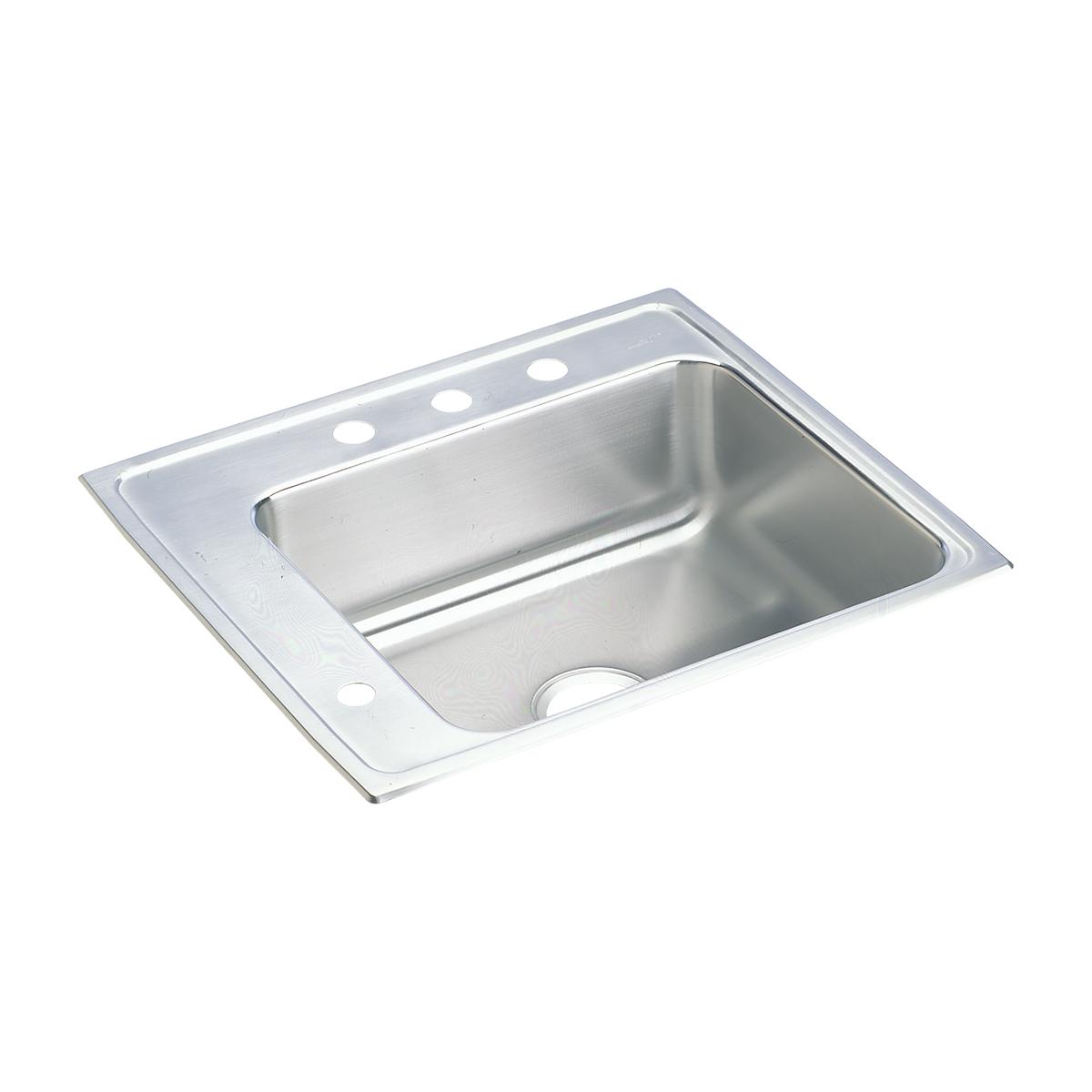 Elkay Lustertone Classic 22" x 19-1/2" x 5-1/2" Single Bowl Drop-in Classroom ADA Sink