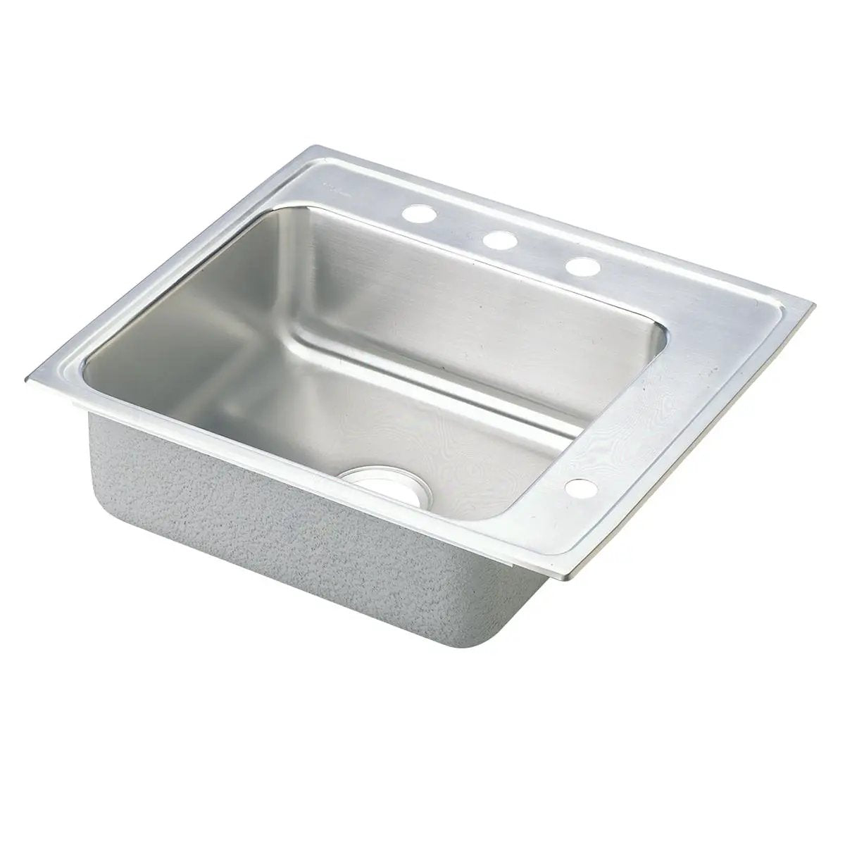 lustrous satin single bowl drop-in classroom ada sink