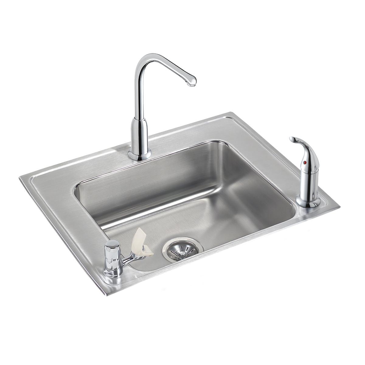 lustrous satin drop-in classroom ada sink kit