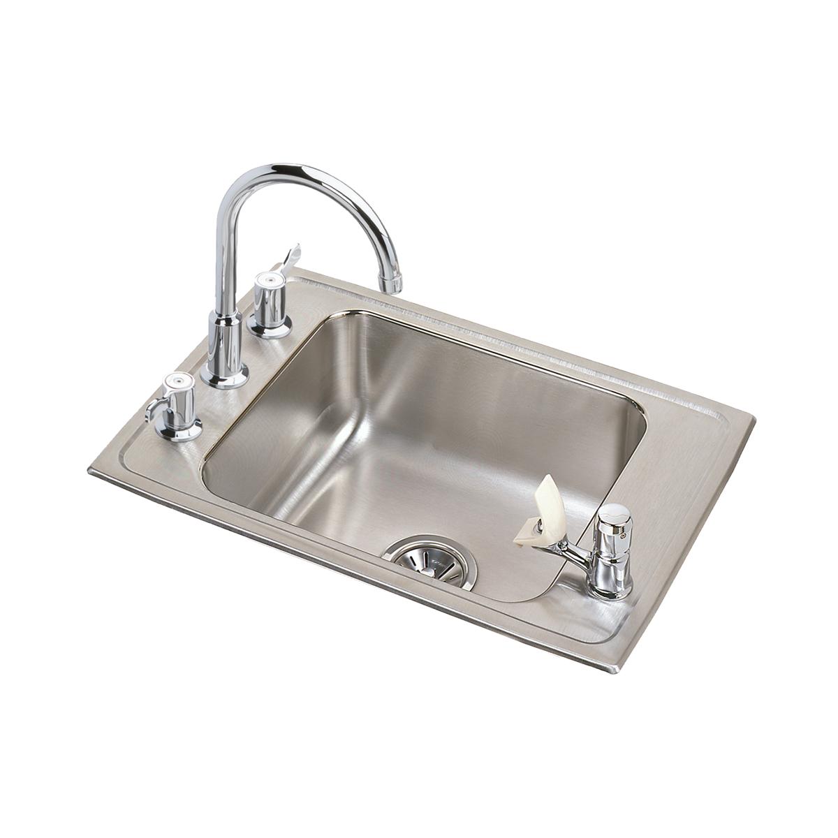 lustrous satin single classroom ada sink