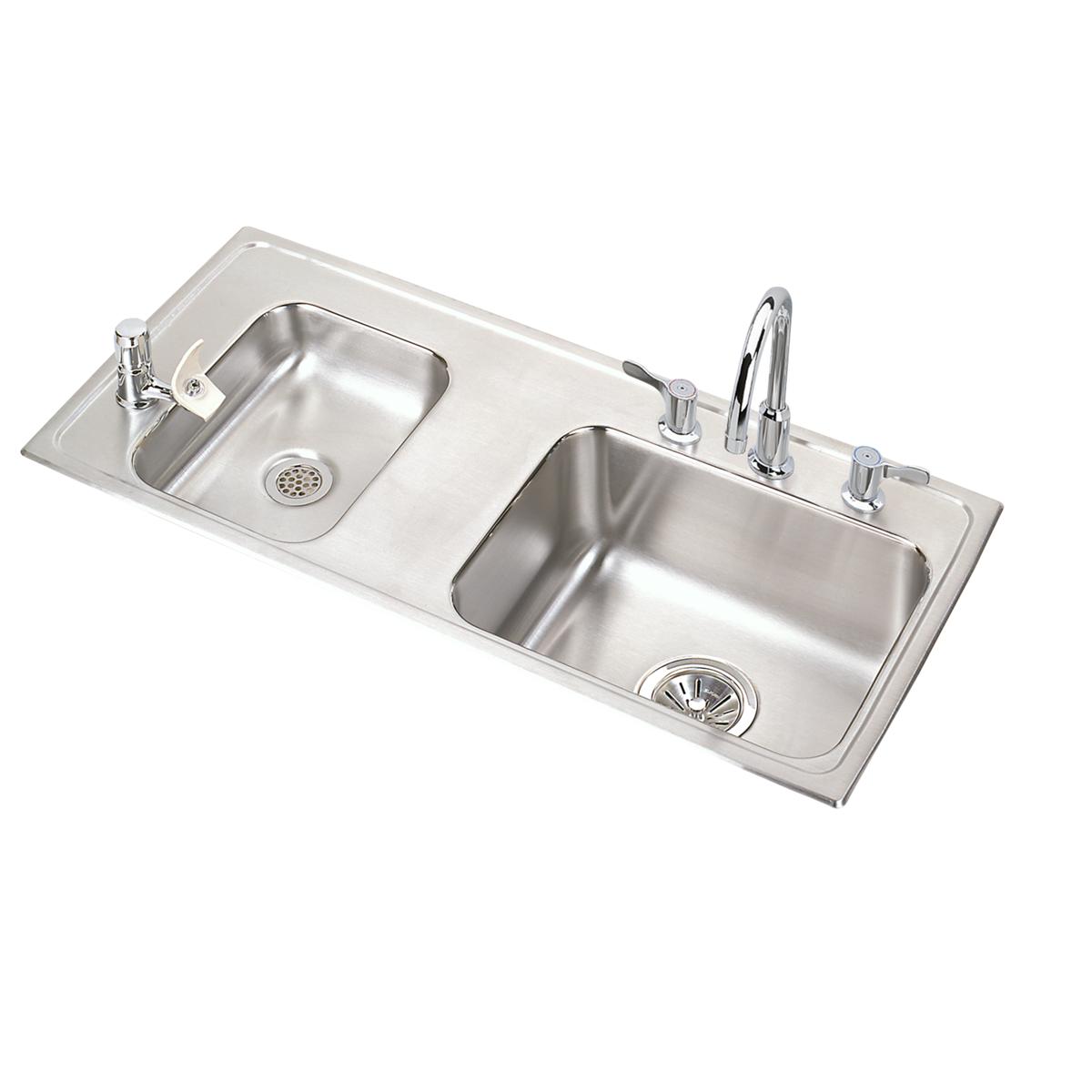 lustrous satin drop-in classroom ada sink kit