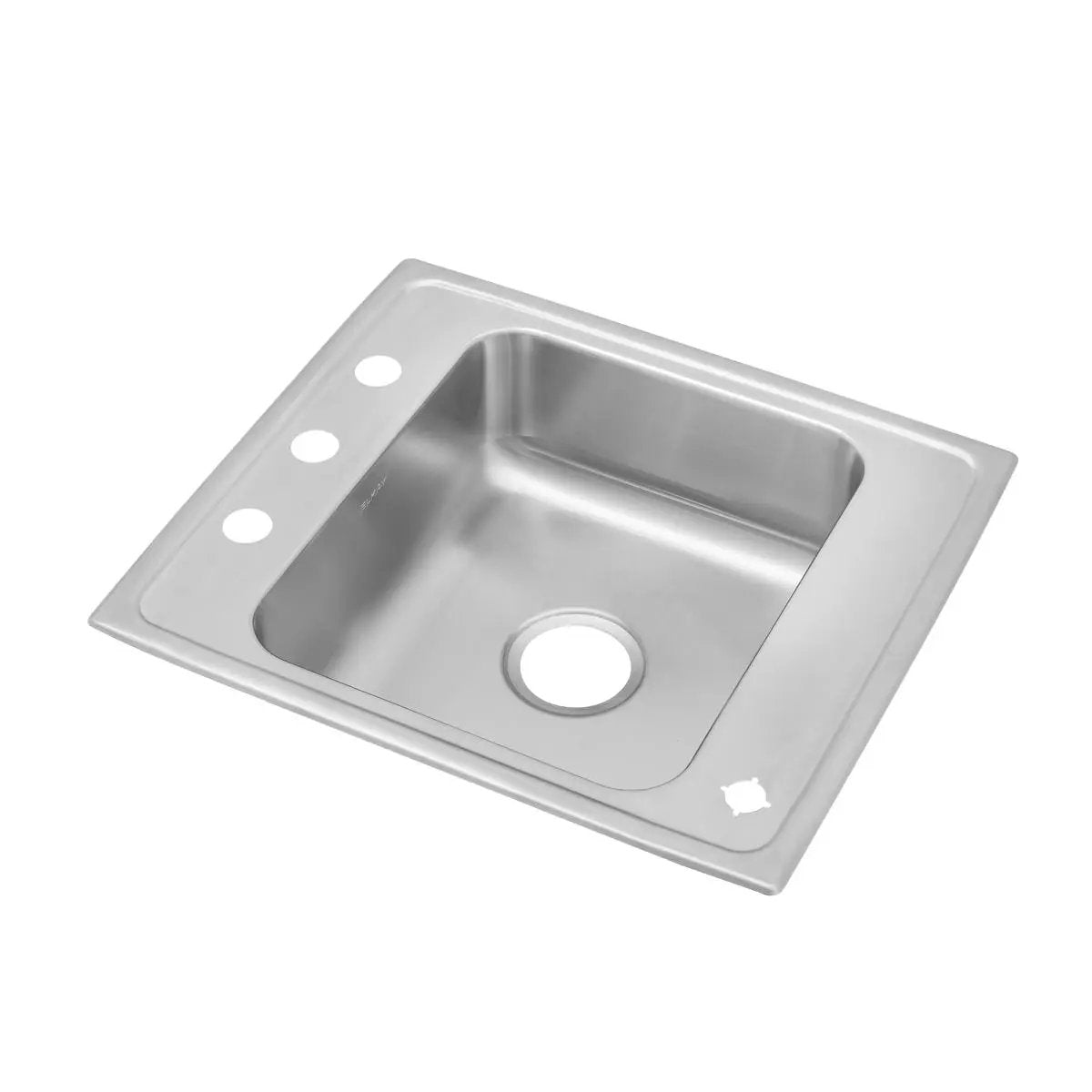 lustrous satin single bowl drop-in classroom sink