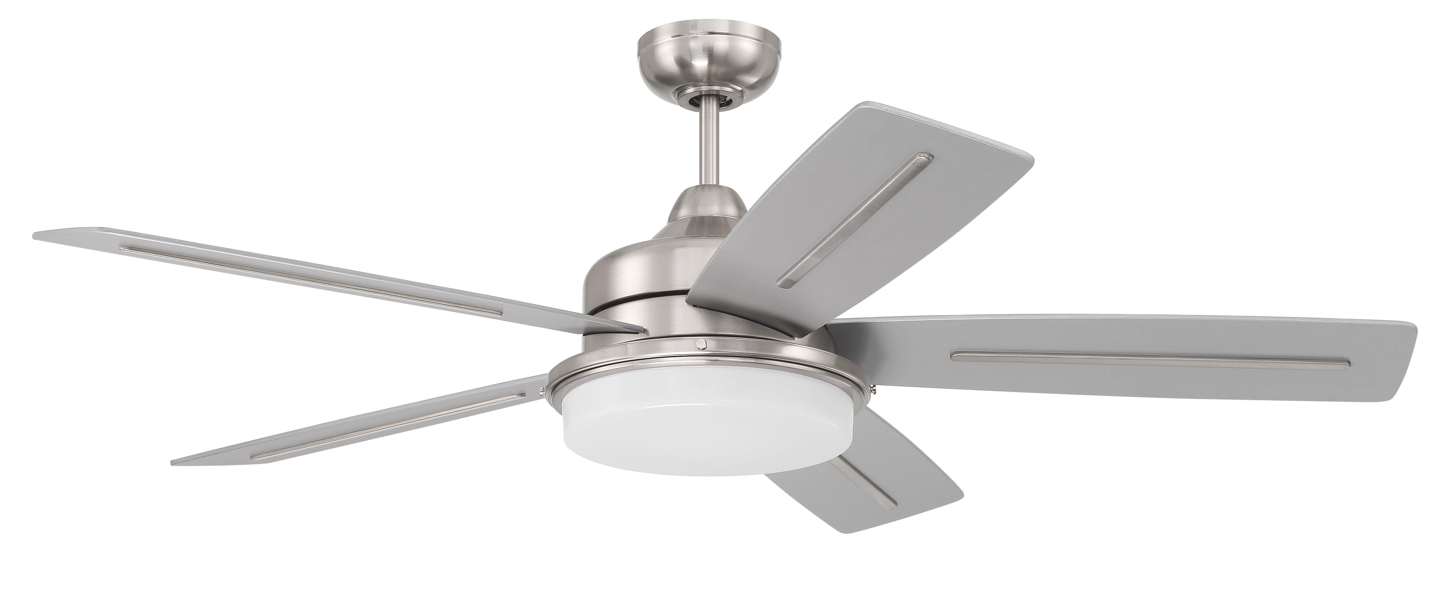 brushed polished nickel ceiling fans