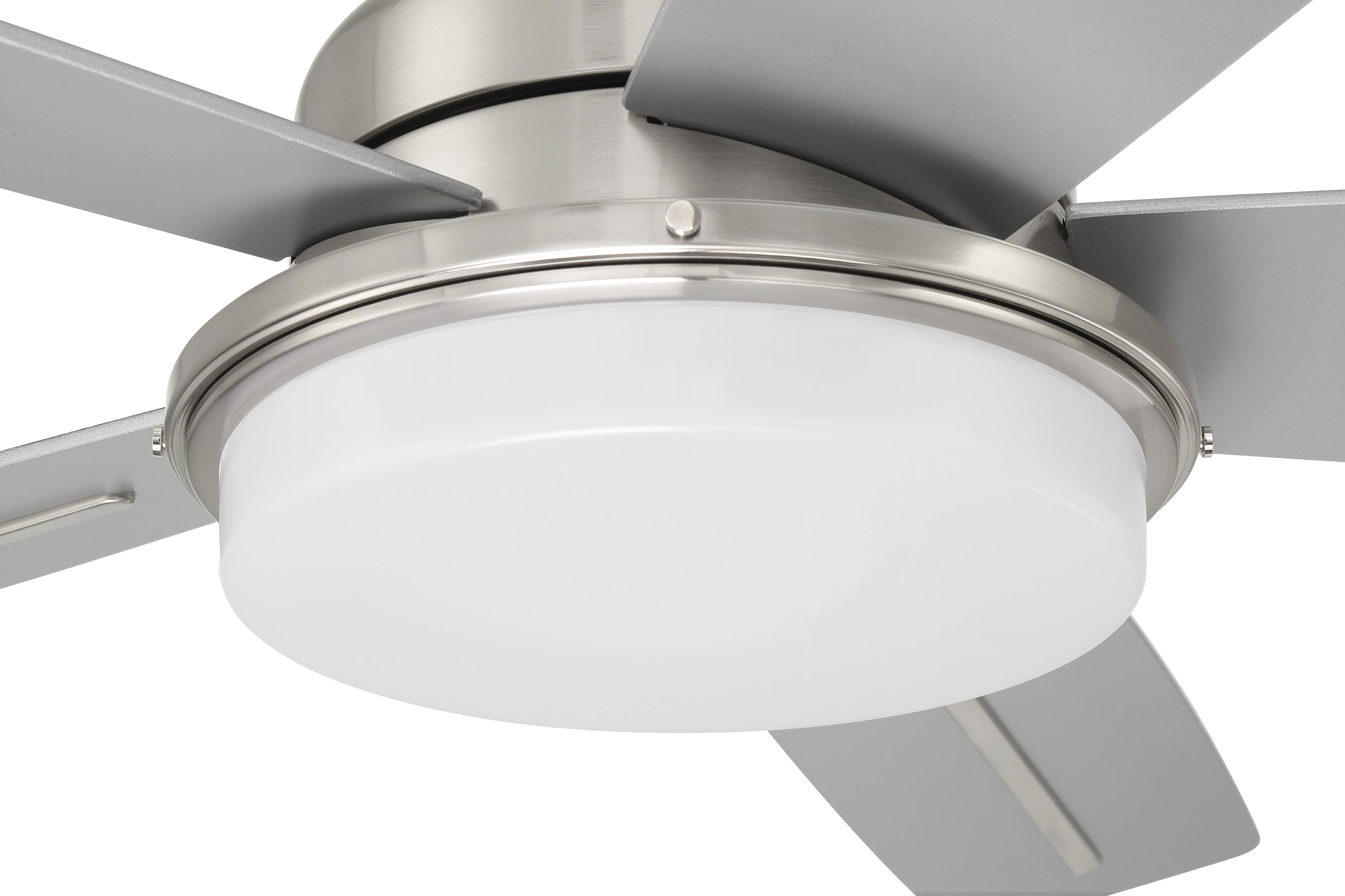 brushed polished nickel ceiling fans