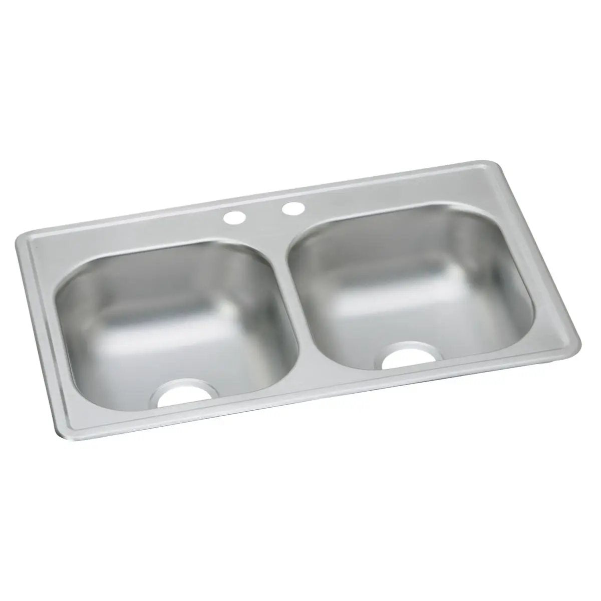 Elkay Dayton 33" x 19" x 8" Equal Double Bowl Drop-in Sink by Elkay