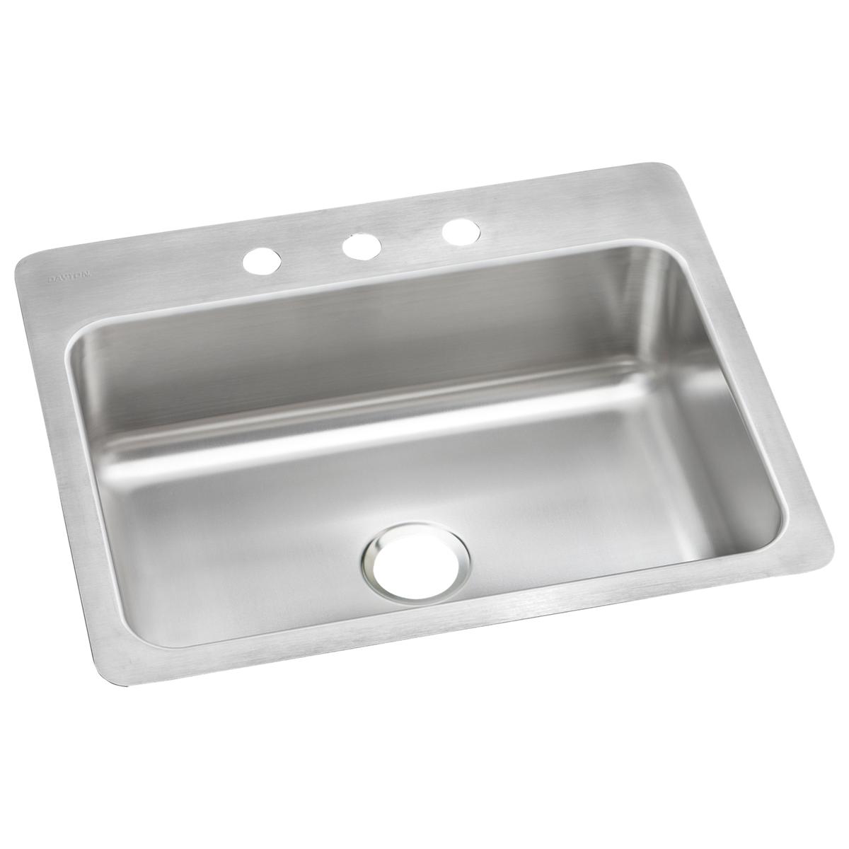 Elkay Dayton 27" x 22" x 8" Single Bowl Dual Mount Sink