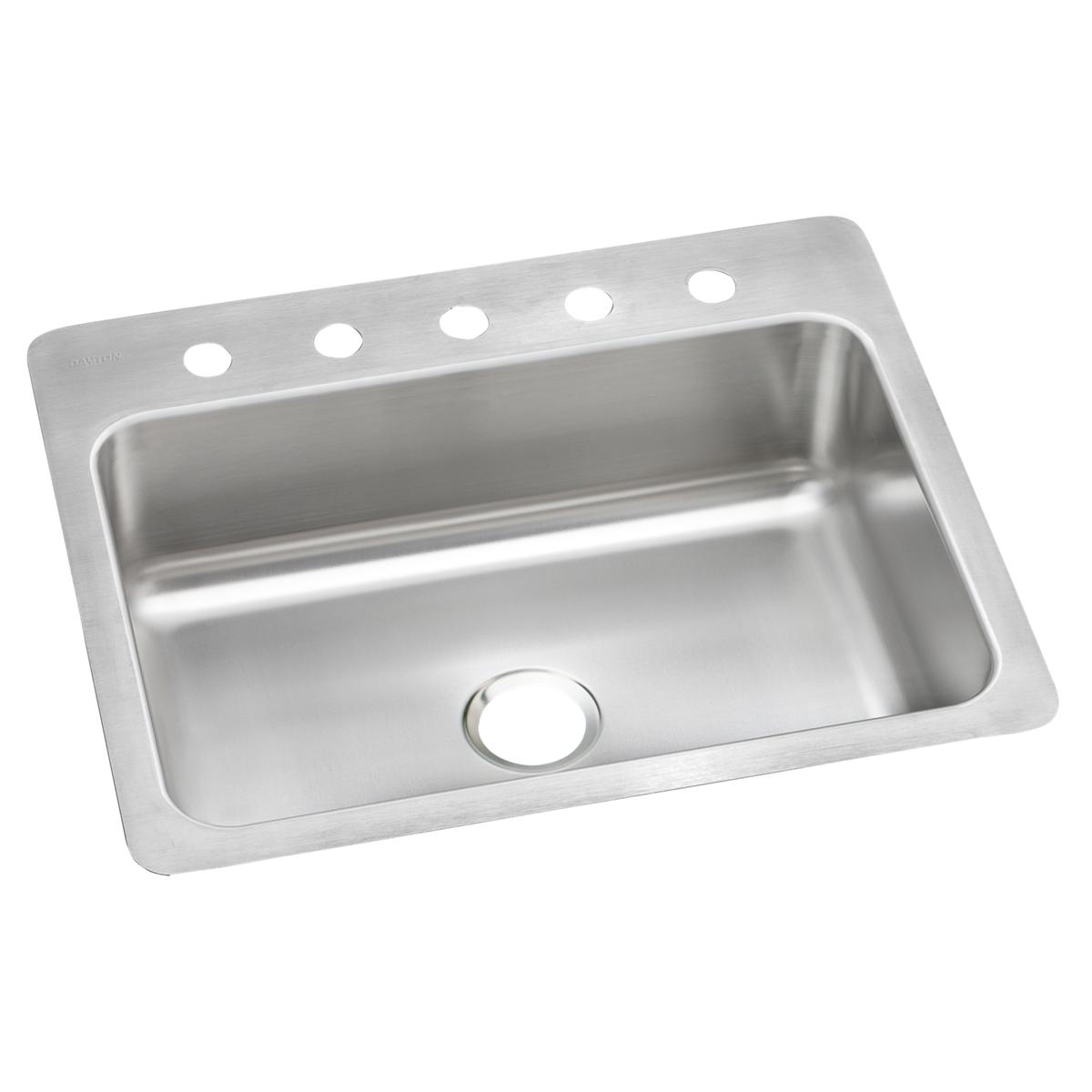 Elkay Dayton 27" x 22" x 8" Single Bowl Dual Mount Sink